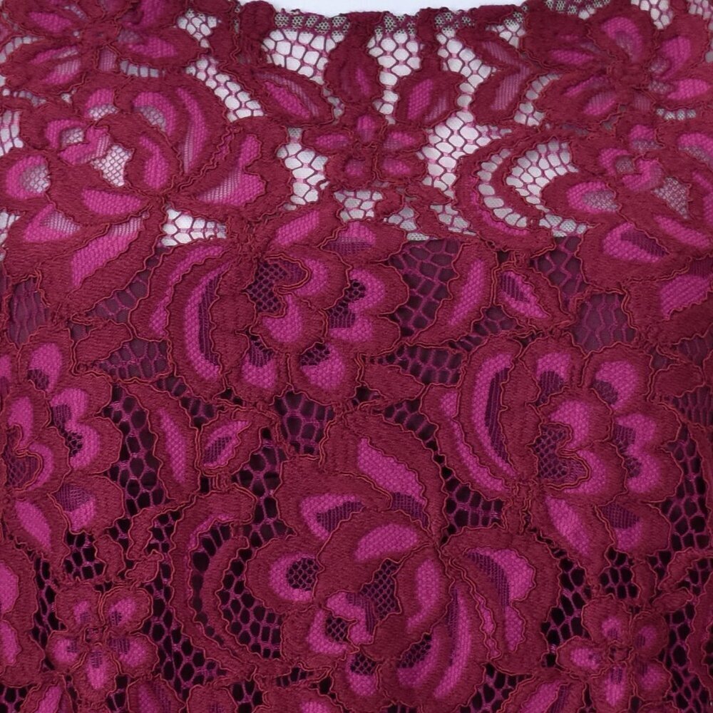 Js Collections Lace Flutter Sleeve Midi Formal Dr… - image 8